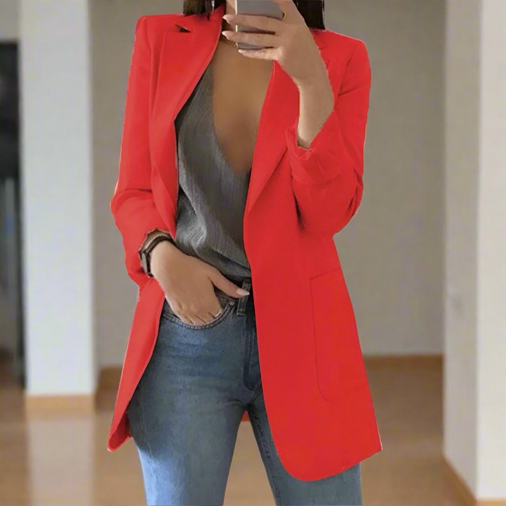 EB | Blazer - Tailored Fit - Einreiher - Klassischer Reverskragen