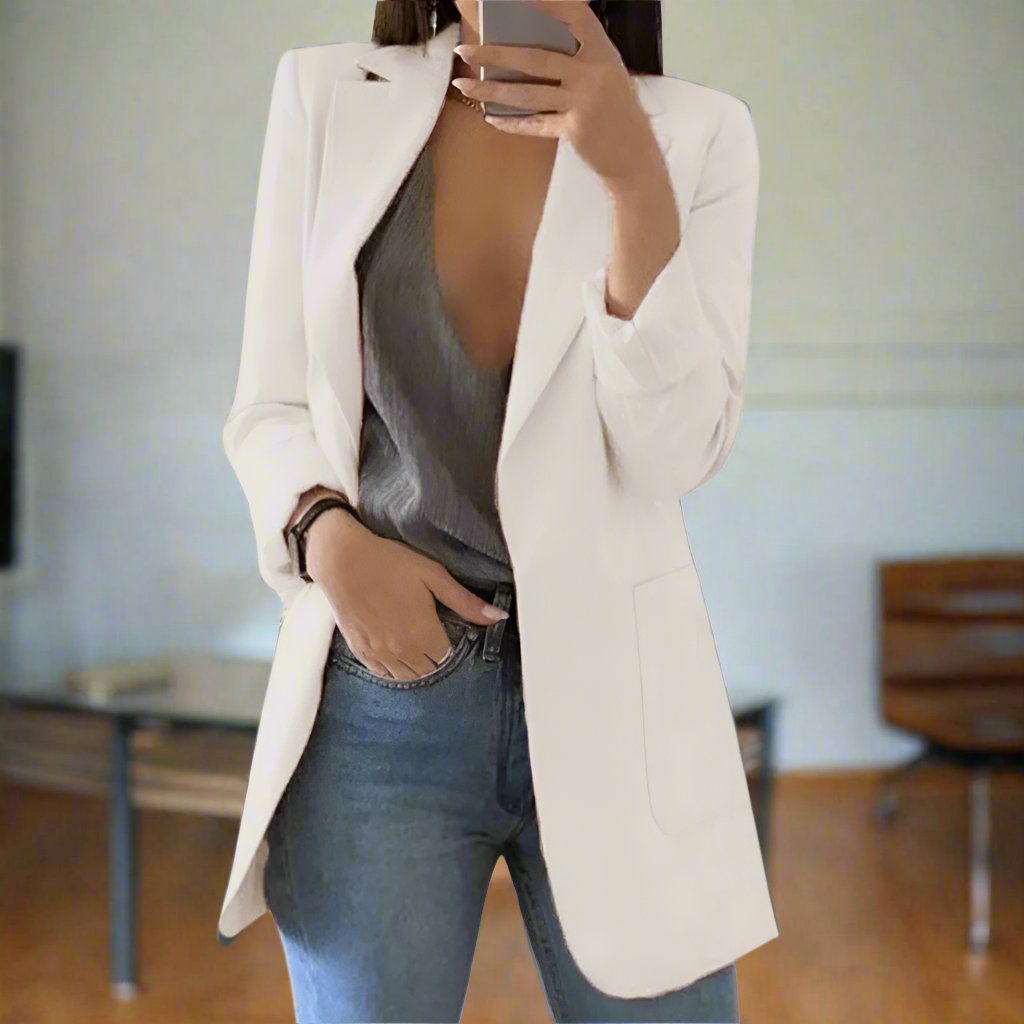 EB | Blazer - Tailored Fit - Einreiher - Klassischer Reverskragen