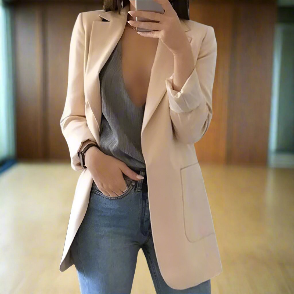 EB | Blazer - Tailored Fit - Einreiher - Klassischer Reverskragen