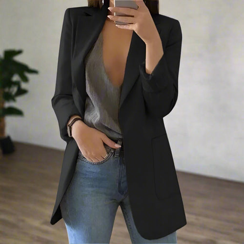 EB | Blazer - Tailored Fit - Einreiher - Klassischer Reverskragen