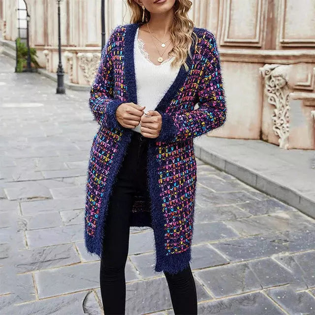 EB | Bunter Warmer Strickjacke