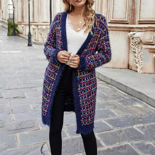 EB | Bunter Warmer Strickjacke