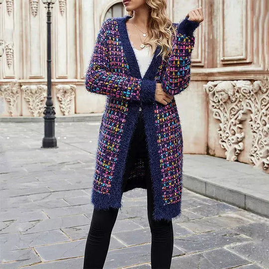 EB | Bunter Warmer Strickjacke