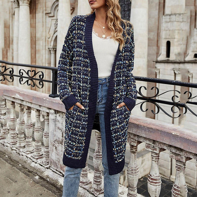 EB | Bunter Warmer Strickjacke