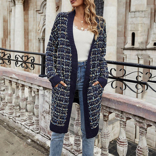 EB | Bunter Warmer Strickjacke