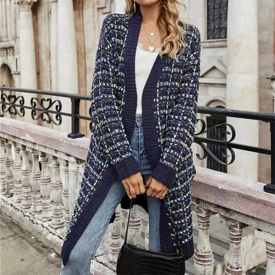 EB | Bunter Warmer Strickjacke