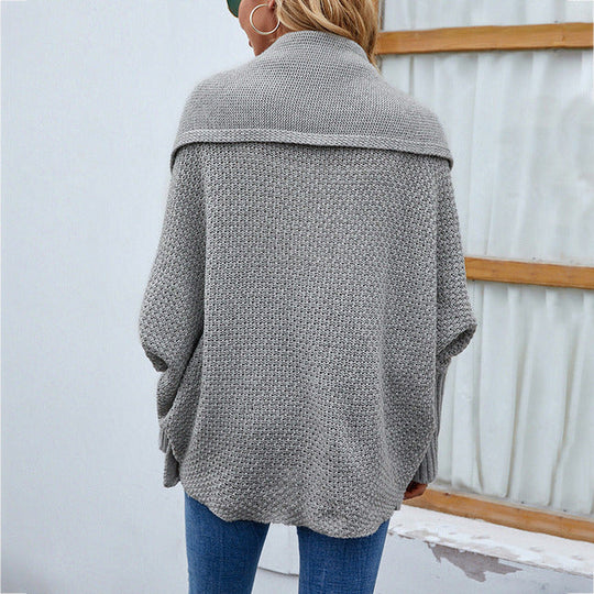 EB | Einfarbige Elegante Strickjacke für Alltag