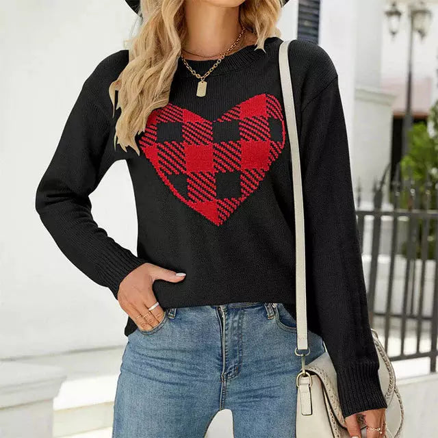 EB | Herz Strickpullover