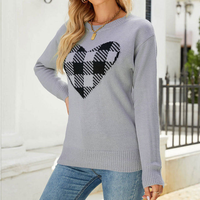 EB | Herz Strickpullover