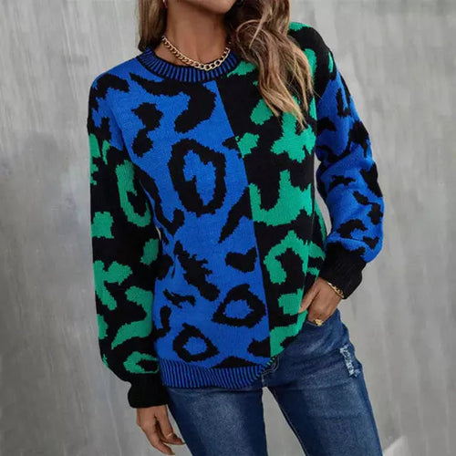 EB | Leoparden Patchwork Pullover