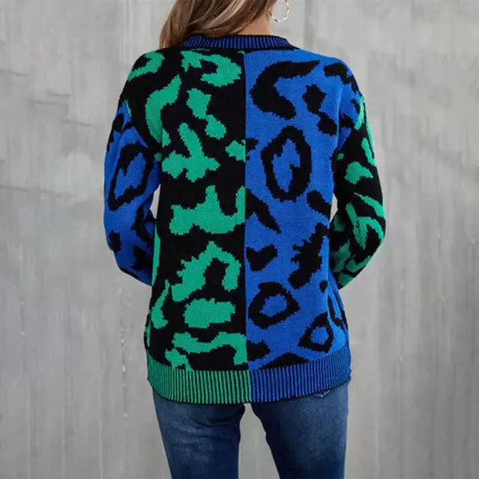 EB | Leoparden Patchwork Pullover