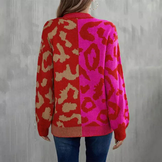 EB | Leoparden Patchwork Pullover