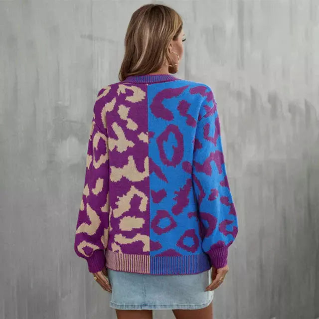 EB | Leoparden Patchwork Pullover