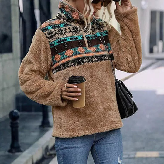EB | Pullover mit Geometrischem Print