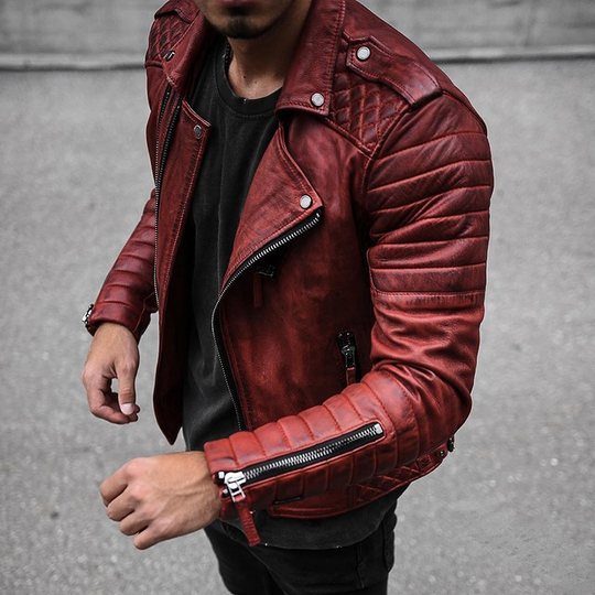 EB | Stilvolle und Einzigartige Lederjacke Taylor