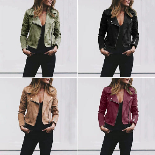 EB | Kurze Motorradjacke für Frauen - Warm