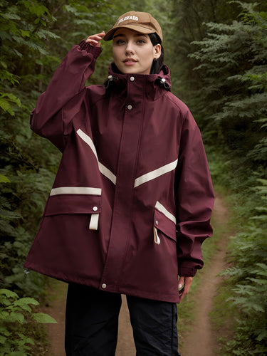 EB | Wasserdichte Jacke Damen mit Kapuze