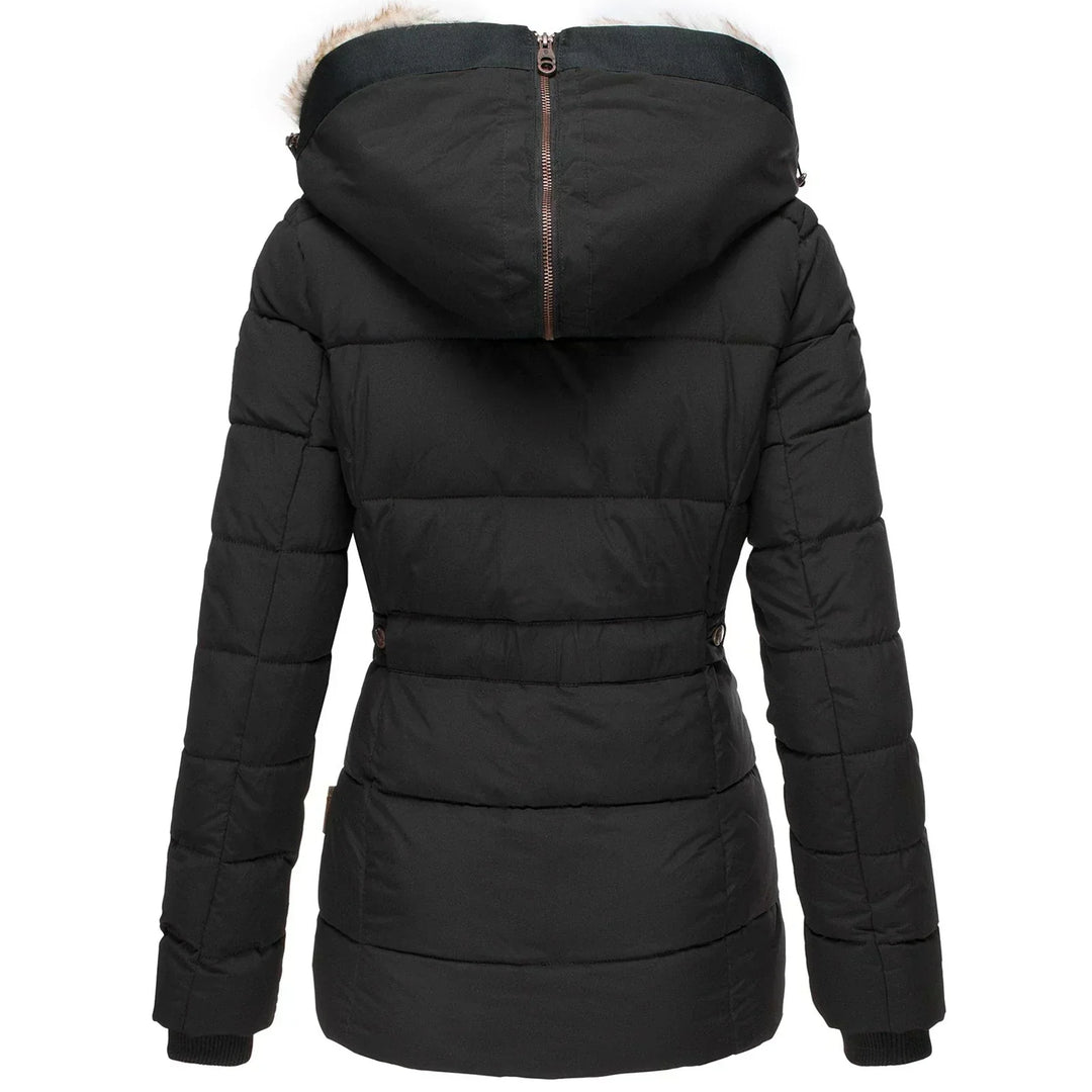 EB | Warme Winterjacke mit Pelzkragen