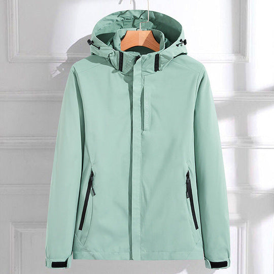 EB | Damen Frühjahr Leicht Winddicht Regenjacke
