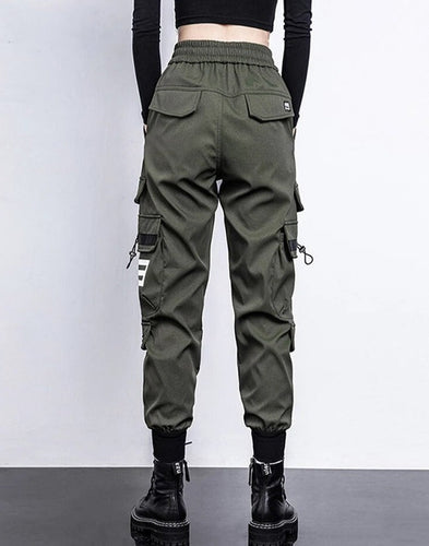 EB | Hosen High-Waist Cargo-Hose mit Taschen
