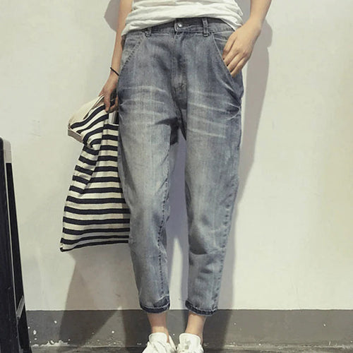 EB | Verkürzte Länge Relaxed Slim Fit Weicher Denim mit Reißverschluss