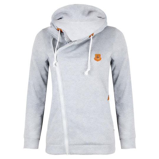 EB | Größe Reißverschluss Taschen mit Kordelzug Hoodie