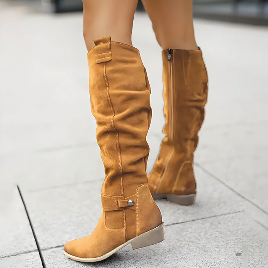 EB | Wildleder Kniehohe Stiefel