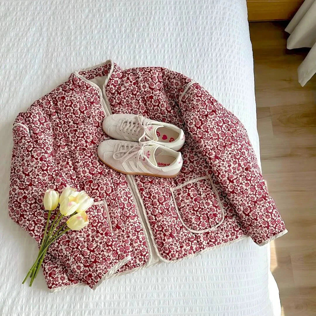 EB | Gestepptes Blumenjacke