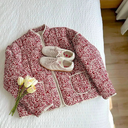 EB | Gestepptes Blumenjacke