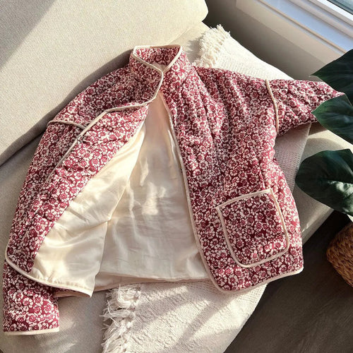 EB | Gestepptes Blumenjacke