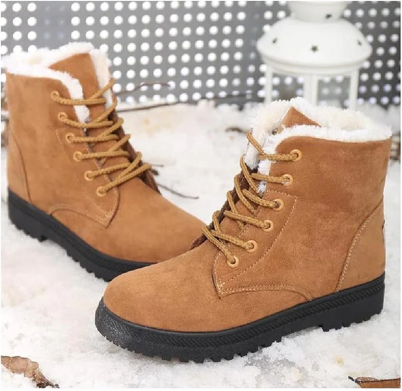 EB | Damen Stiefeletten mit Schnürung und Weicher Fütterung