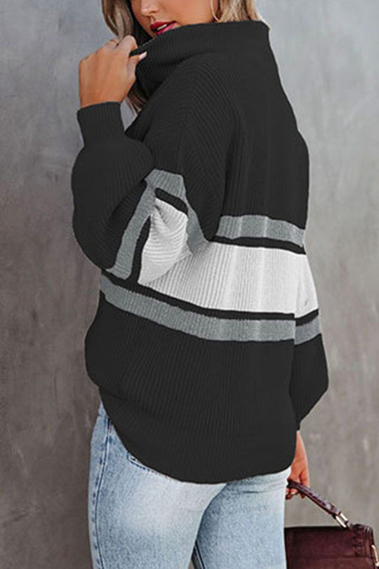 EB | Damen Halb-Zip-Pullover Aus Baumwolle – Warm & Bequem