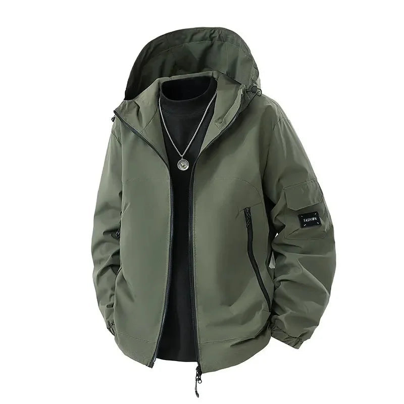 EB | Isolierte Herren Oversized Sk Pufferjacke mit Kapuze — Winterbekleidung