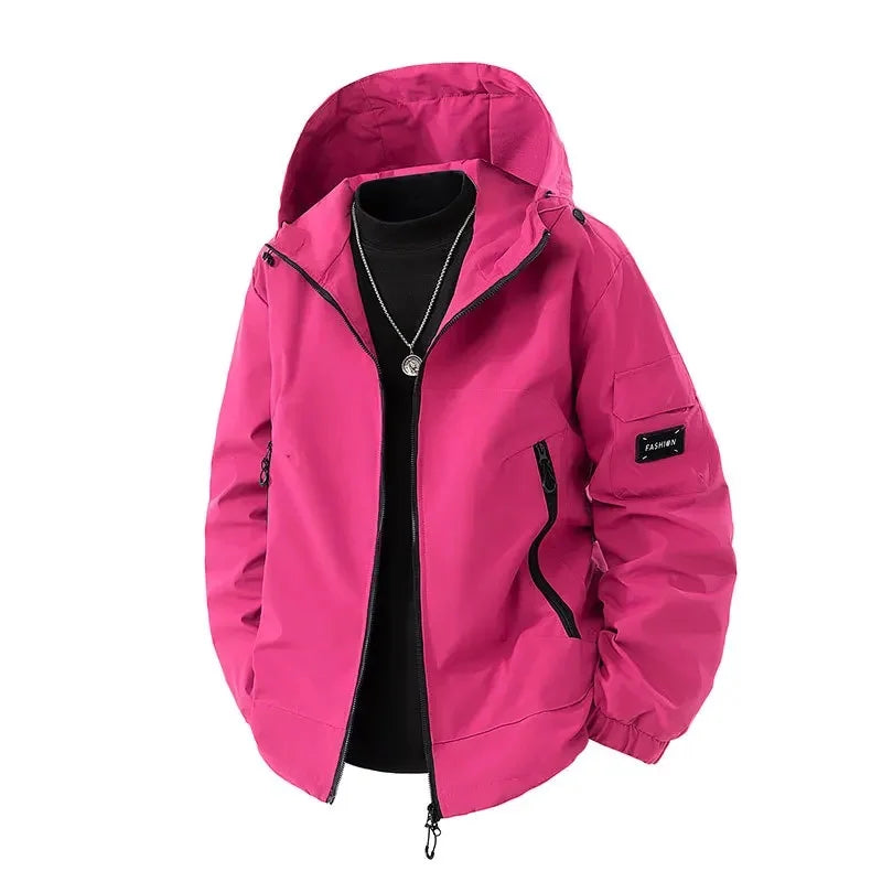 EB | Isolierte Herren Oversized Sk Pufferjacke mit Kapuze — Winterbekleidung