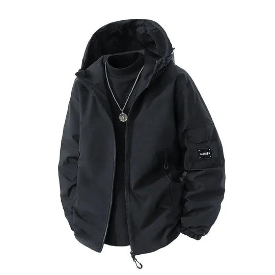 EB | Isolierte Herren Oversized Sk Pufferjacke mit Kapuze — Winterbekleidung