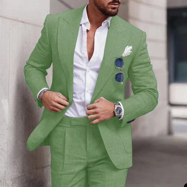 EB | Einfacher Business Blazer und Hose Satz für Herren