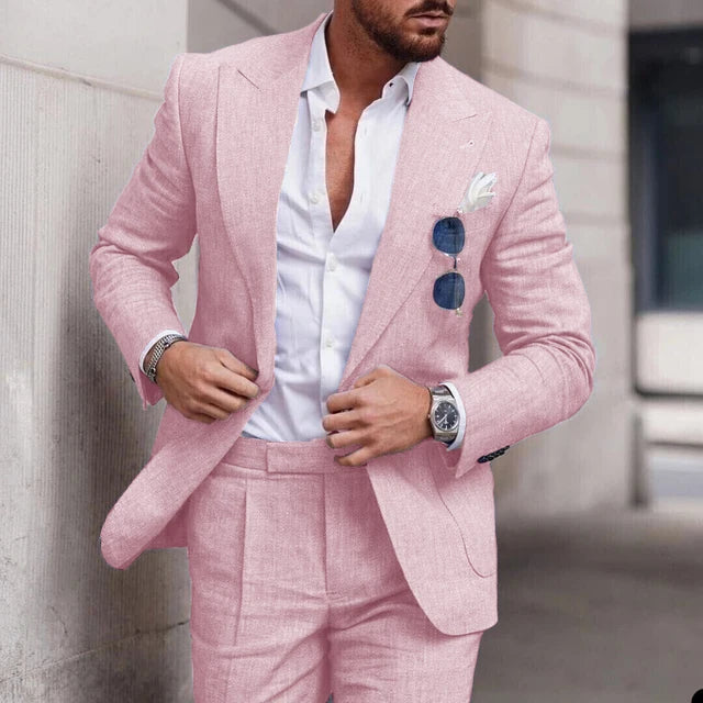 EB | Einfacher Business Blazer und Hose Satz für Herren