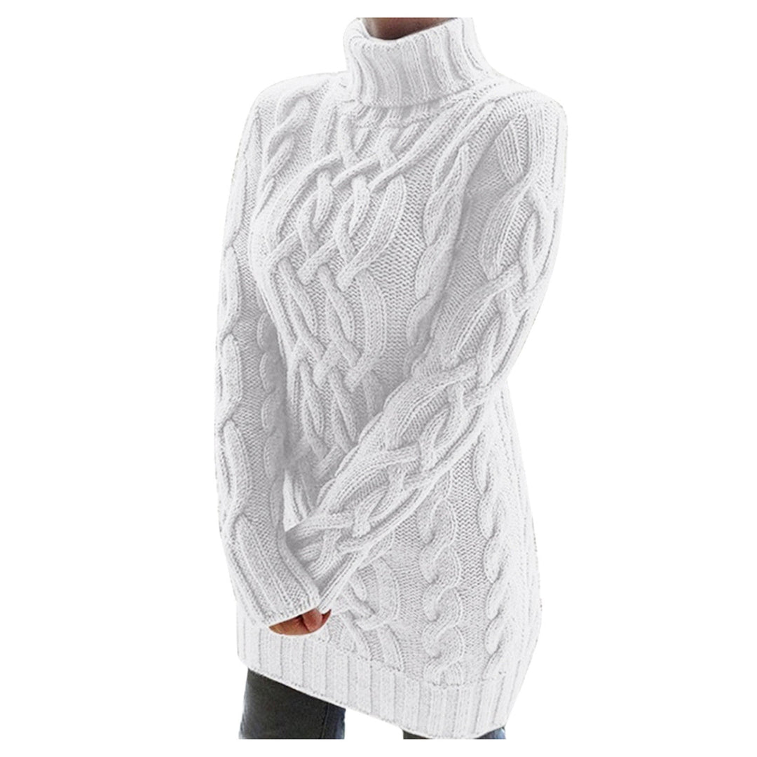 EB | Strick Rollkragenpullover Kabelstrick Warm und Komfortabel