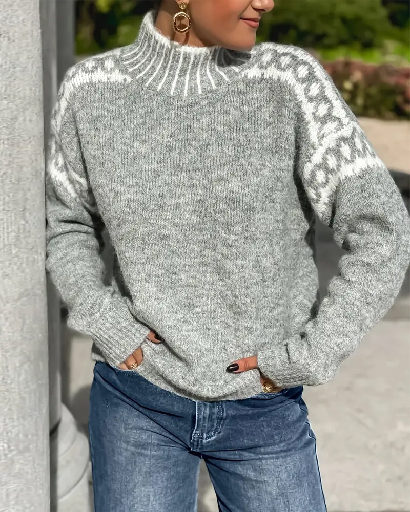 EB | Signiertes Sweatshirt mit hohem Kragen