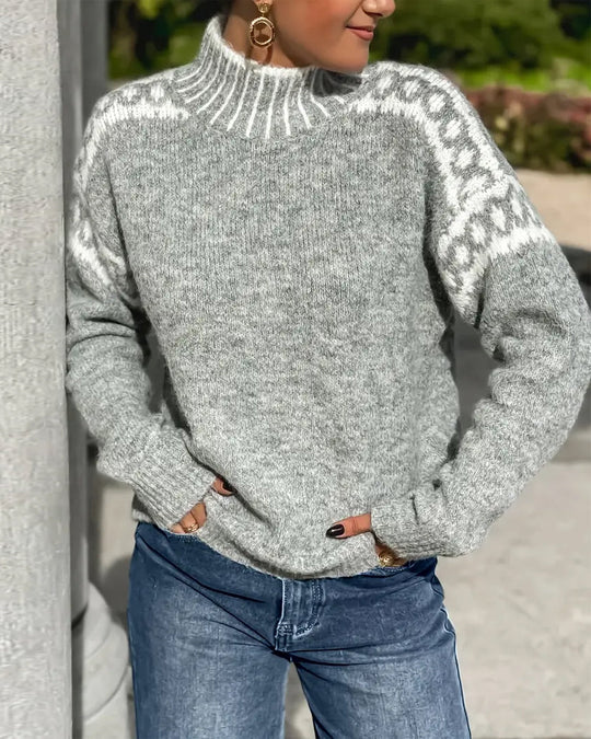 EB | Signiertes Sweatshirt mit hohem Kragen