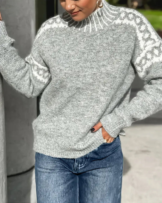 EB | Signiertes Sweatshirt mit hohem Kragen