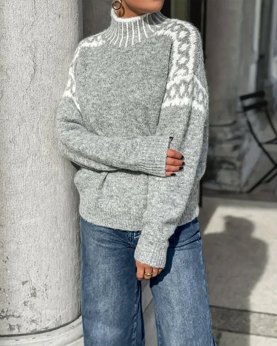 EB | Signiertes Sweatshirt mit hohem Kragen