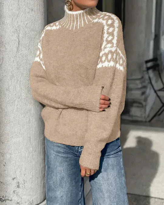 EB | Signiertes Sweatshirt mit hohem Kragen