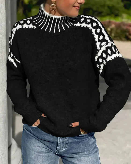 EB | Signiertes Sweatshirt mit hohem Kragen