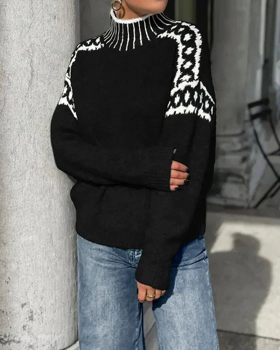 EB | Signiertes Sweatshirt mit hohem Kragen