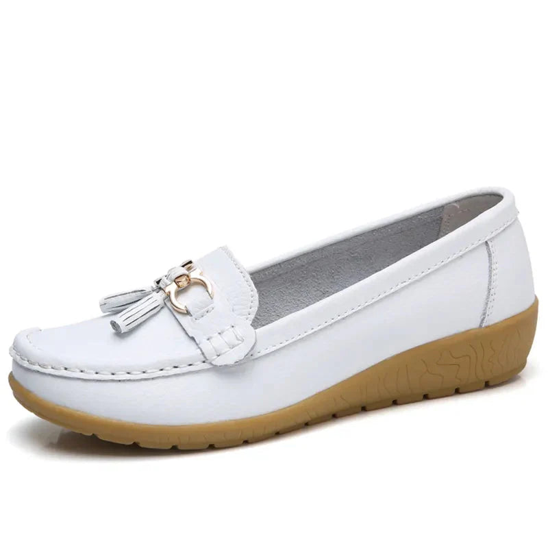Loafers - Horsebit - Bequem - Slip On Schuhe - Damenschuhe EB