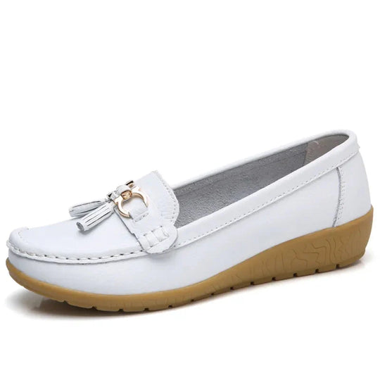 Loafers - Horsebit - Bequem - Slip On Schuhe - Damenschuhe EB