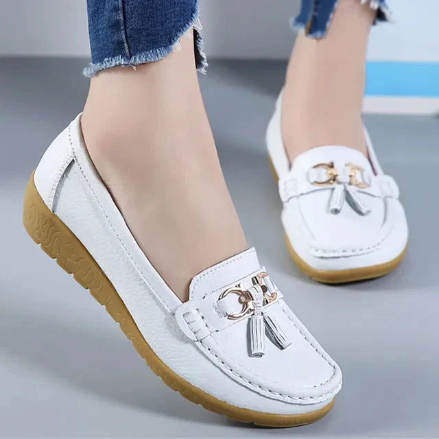 Loafers - Horsebit - Bequem - Slip On Schuhe - Damenschuhe EB