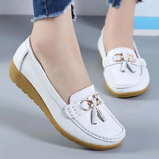 Loafers - Horsebit - Bequem - Slip On Schuhe - Damenschuhe EB