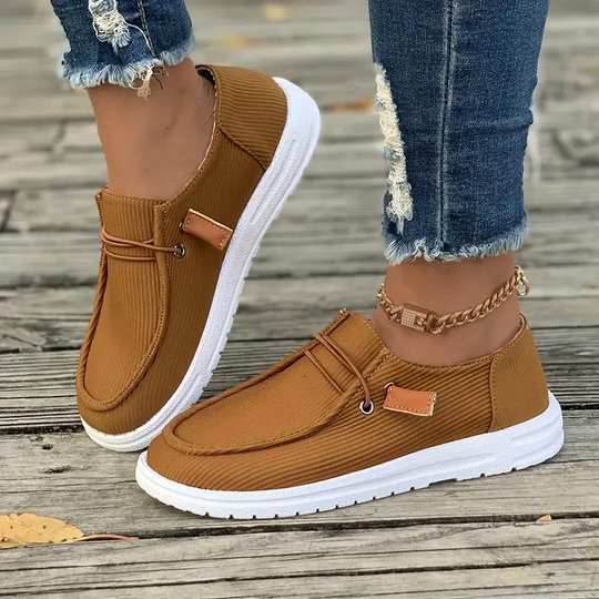 EB | Loafers, Slip On, Leicht, Damenschuhe, Segeltuchschuhe